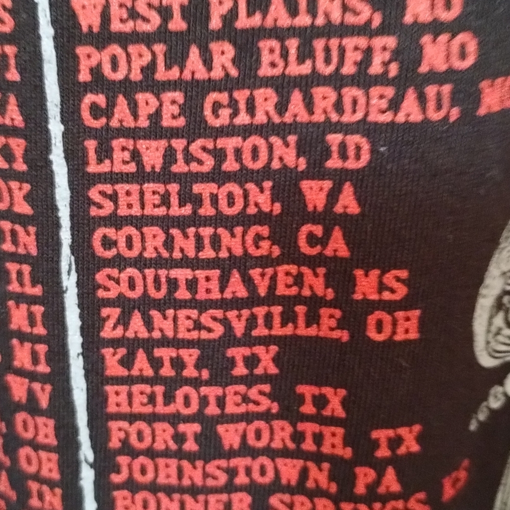 Aaron Lewis official concert T-shirt